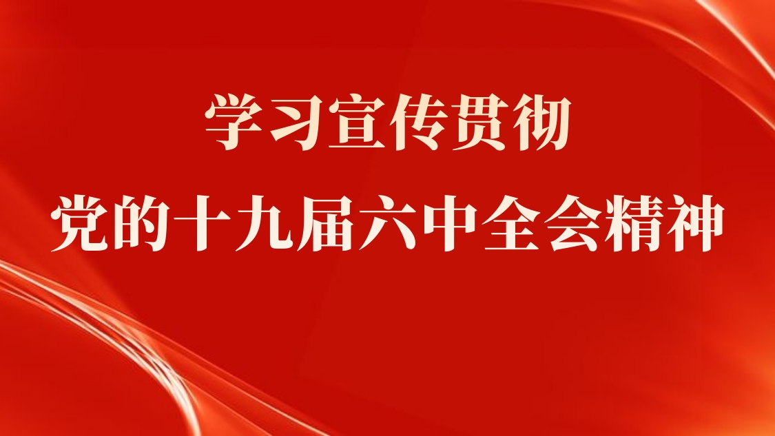 主题党课：学习宣传贯彻党的十九届六中全会精神