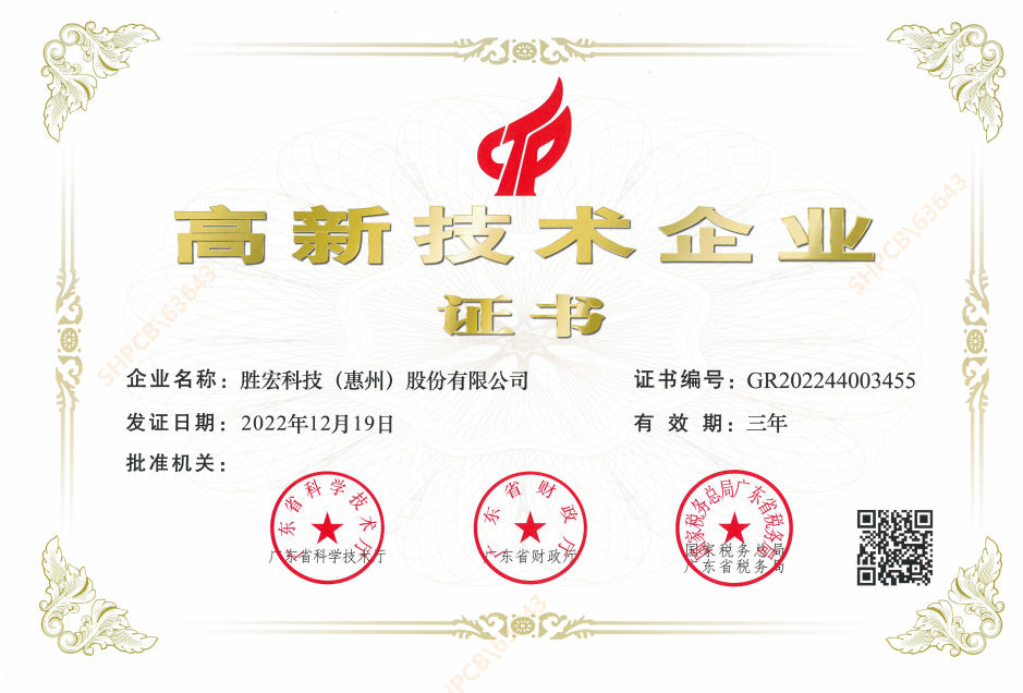 喜报！我司顺利通过“高新技术企业”认定